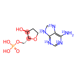 2'-Deoxyadenosine 5'-monophosphate-15N5