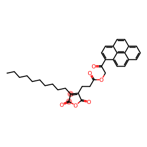 3-Decyl-2,5-dioxo-2,5-dihydrofuran-4-propanoic acid pyren-1-ylcarbonylmethyl ester