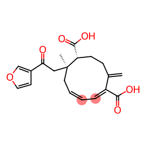 (1E,3Z,6S,7R)-6-[2-Oxo-2-(3-furyl)ethyl]-6-methyl-10-methylene-1,3-cyclodecadiene-1,7-dicarboxylic acid