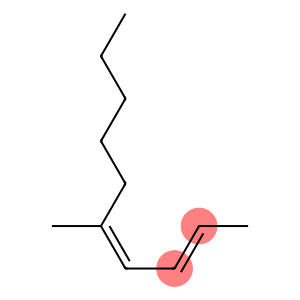 (2E,4Z)-5-Methyl-2,4-decadiene