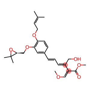 (2E,3Z,5E)-2-(Methoxymethylene)-3-(hydroxymethyl)-6-[4-[(3-methyl-2-butenyl)oxy]-3-[[(S)-3,3-dimethyloxirane-2-yl]methoxy]phenyl]-3,5-hexadienoic acid methyl ester