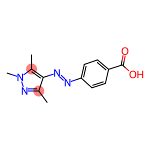 4-[(E)-(1,3,5-TRIMETHYL-1H-PYRAZOL-4-YL)DIAZENYL]BENZOIC ACID