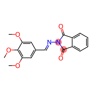 2-{[(E)-(3,4,5-trimethoxyphenyl)methylidene]amino}-1H-isoindole-1,3(2H)-dione