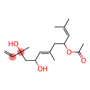 (6E)-3,7,11-Trimethyl-1,6,10-dodecatriene-3,5,9-triol 9-acetate