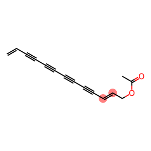 (E)-2,12-Tridecadiene-4,6,8,10-tetryn-1-ol acetate