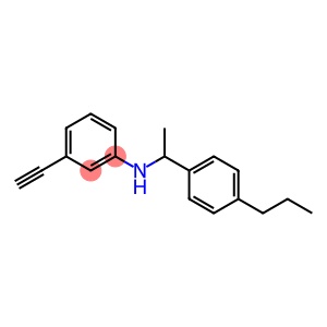 3-ethynyl-N-[1-(4-propylphenyl)ethyl]aniline