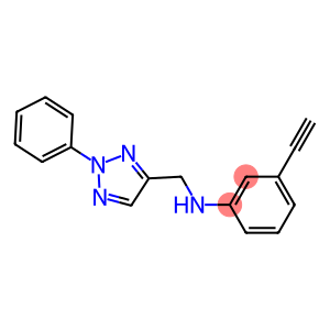 3-ethynyl-N-[(2-phenyl-2H-1,2,3-triazol-4-yl)methyl]aniline