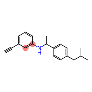 3-ethynyl-N-{1-[4-(2-methylpropyl)phenyl]ethyl}aniline