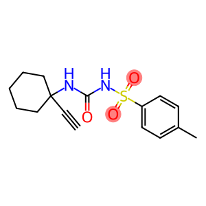 ({[(1-ethynylcyclohexyl)amino]carbonyl}amino)(4-methylphenyl)dioxo-lambda~6~-sulfane