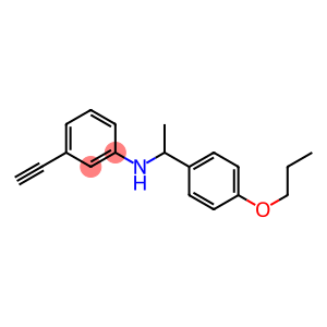 3-ethynyl-N-[1-(4-propoxyphenyl)ethyl]aniline