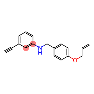 3-ethynyl-N-{[4-(prop-2-en-1-yloxy)phenyl]methyl}aniline