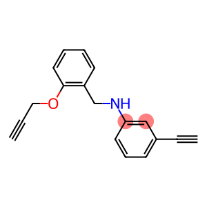 3-ethynyl-N-{[2-(prop-2-yn-1-yloxy)phenyl]methyl}aniline