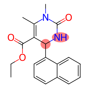 ethyl 1,6-dimethyl-4-(1-naphthyl)-2-oxo-1,2,3,4-tetrahydro-5-pyrimidinecarboxylate