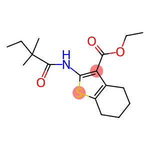 ethyl 2-[(2,2-dimethylbutanoyl)amino]-4,5,6,7-tetrahydro-1-benzothiophene-3-carboxylate