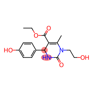 ethyl 1-(2-hydroxyethyl)-4-(4-hydroxyphenyl)-6-methyl-2-oxo-1,2,3,4-tetrahydro-5-pyrimidinecarboxylate