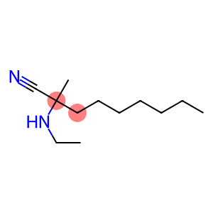 2-(ethylamino)-2-methylnonanenitrile