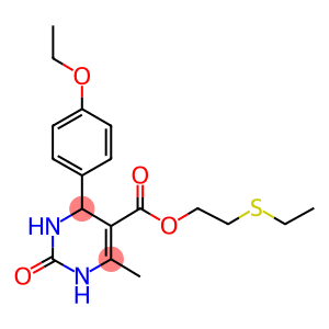 2-(ethylsulfanyl)ethyl 4-[4-(ethyloxy)phenyl]-6-methyl-2-oxo-1,2,3,4-tetrahydropyrimidine-5-carboxylate