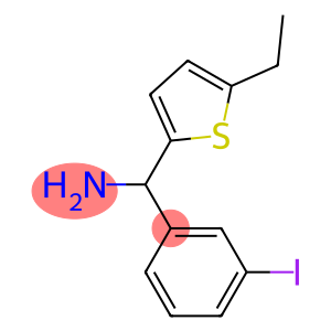 (5-ethylthiophen-2-yl)(3-iodophenyl)methanamine