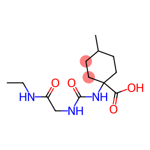 1-[({[2-(ethylamino)-2-oxoethyl]amino}carbonyl)amino]-4-methylcyclohexanecarboxylic acid