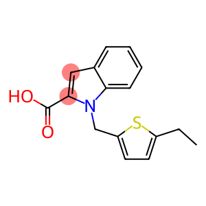 1-[(5-ethylthiophen-2-yl)methyl]-1H-indole-2-carboxylic acid