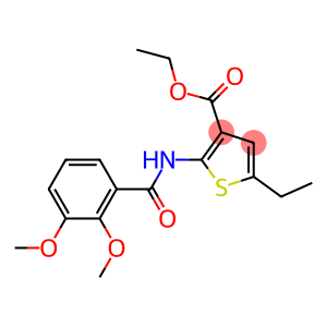 ethyl 2-[(2,3-dimethoxybenzoyl)amino]-5-ethyl-3-thiophenecarboxylate