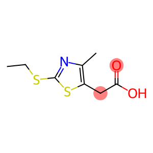 2-[2-(ethylsulfanyl)-4-methyl-1,3-thiazol-5-yl]acetic acid