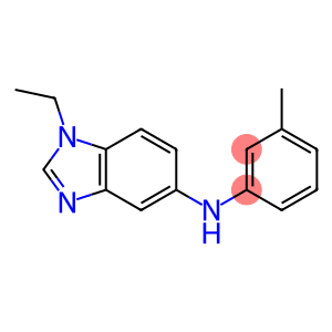 (1-ETHYL-1H-BENZOIMIDAZOL-5-YL)-M-TOLYL-AMINE