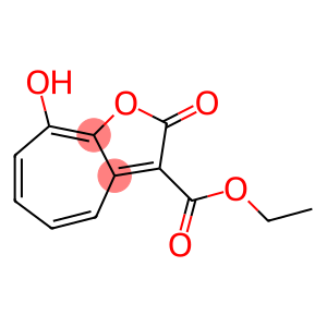 ETHYL-8-HYDROXY-2H-CYCLOHEPTA(B)FURAN-2-ONE-3-CARBOXYLATE