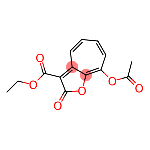 ETHYL8-ACETOXY-2-OXO-2H-CYCLOHEPTA(B)FURAN-3-CARBOXYLATE