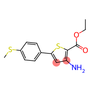 ETHYL 3-AMINO-5-(4-(METHYLTHIO)PHENYL)THIOPHENE-2-CARBOXYLATE