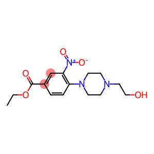 ETHYL 3-NITRO-4-[4-(2-HYDROXYETHYL)PIPERAZIN-1-YL]BENZOATE