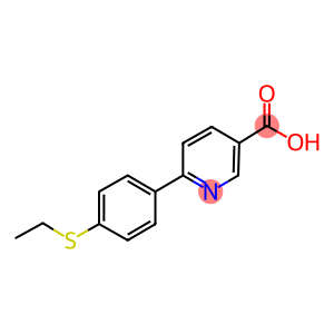 6-[4-(ETHYLTHIO)PHENYL]NICOTINIC ACID