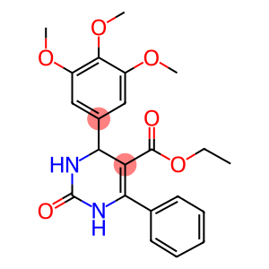 ETHYL 4-OXO-6-PHENYL-2-(3,4,5-TRIMETHOXYPHENYL)-2H,3H,5H-3,5-DIAZINECARBOXYLATE