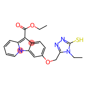 ETHYL 3-[(4-ETHYL-5-SULFANYL-4H-1,2,4-TRIAZOL-3-YL)METHOXY]PYRIDO[1,2-A]INDOLE-10-CARBOXYLATE