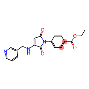 ETHYL 4-{2,5-DIOXO-3-[(PYRIDIN-3-YLMETHYL)AMINO]-2,5-DIHYDRO-1H-PYRROL-1-YL}BENZOATE