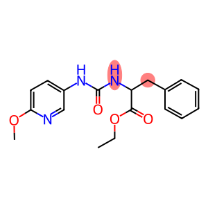 ETHYL 2-(((6-METHOXY(3-PYRIDYL))AMINO)CARBONYLAMINO)-3-PHENYLPROPANOATE