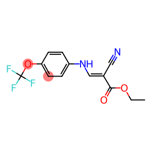 ETHYL 2-NITRILO-3-((4-(TRIFLUOROMETHOXY)PHENYL)AMINO)PROP-2-ENOATE