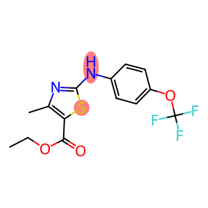 ETHYL 5-METHYL-3-((4-(TRIFLUOROMETHOXY)PHENYL)AMINO)-2,4-THIAZOLECARBOXYLATE