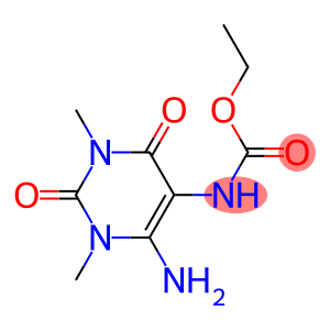 ethyl N-(6-amino-1,3-dimethyl-2,4-dioxo-1,2,3,4-tetrahydropyrimidin-5-yl)carbamate