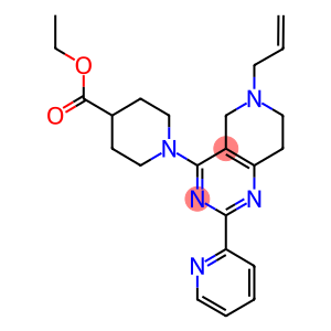 ETHYL 1-(6-ALLYL-2-PYRIDIN-2-YL-5,6,7,8-TETRAHYDROPYRIDO[4,3-D]PYRIMIDIN-4-YL)PIPERIDINE-4-CARBOXYLATE