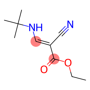 ETHYL 3-((TERT-BUTYL)AMINO)-2-NITRILOPROP-2-ENOATE