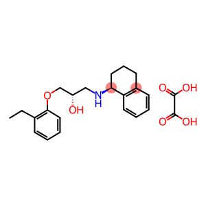 3-(2-ETHYLPHENOXY)-1[(1S)-1,2,3,4-TERTAHYDRONAPHTH-1-YLAMINO]-(2S)-2-PROPANOL OXALATE