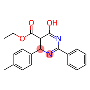 ethyl 6-hydroxy-4-(4-methylphenyl)-2-phenyl-4,5-dihydro-5-pyrimidinecarboxylate