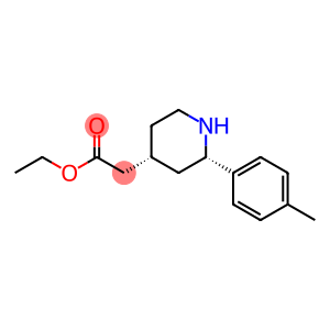 ETHYL CIS-[2-(4-METHYLPHENYL)PIPERIDIN-4-YL]ACETATE