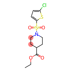 ethyl1-[(5-chloro-2-thienyl)sulfonyl]-4-piperidinecarboxylate