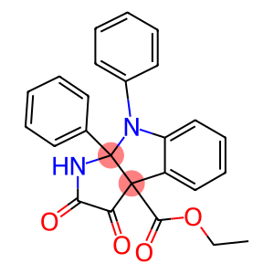 ethyl 2,3-dioxo-8,8a-diphenyl-2,3,8,8a-tetrahydropyrrolo[2,3-b]indole-3a(1H)-carboxylate