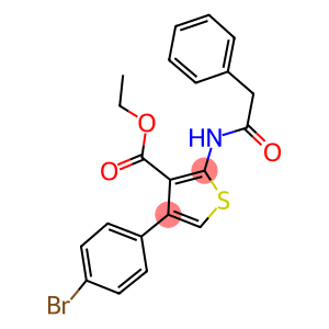 ethyl 4-(4-bromophenyl)-2-[(phenylacetyl)amino]-3-thiophenecarboxylate