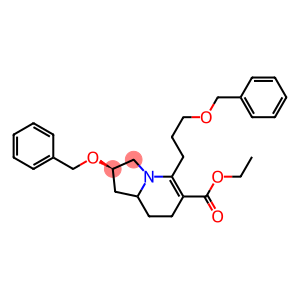 Ethyl(2R,9S)-2-benzyloxy-5-(3-benzyloxypropyl)-1,2,3,7,8,8a-hexahydroindolizine-6-carboxylate