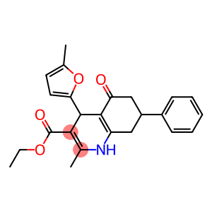 ethyl 2-methyl-4-(5-methyl-2-furyl)-5-oxo-7-phenyl-1,4,5,6,7,8-hexahydro-3-quinolinecarboxylate