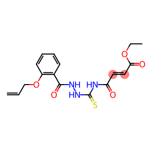 ethyl (E)-4-[({2-[2-(allyloxy)benzoyl]hydrazino}carbothioyl)amino]-4-oxo-2-butenoate